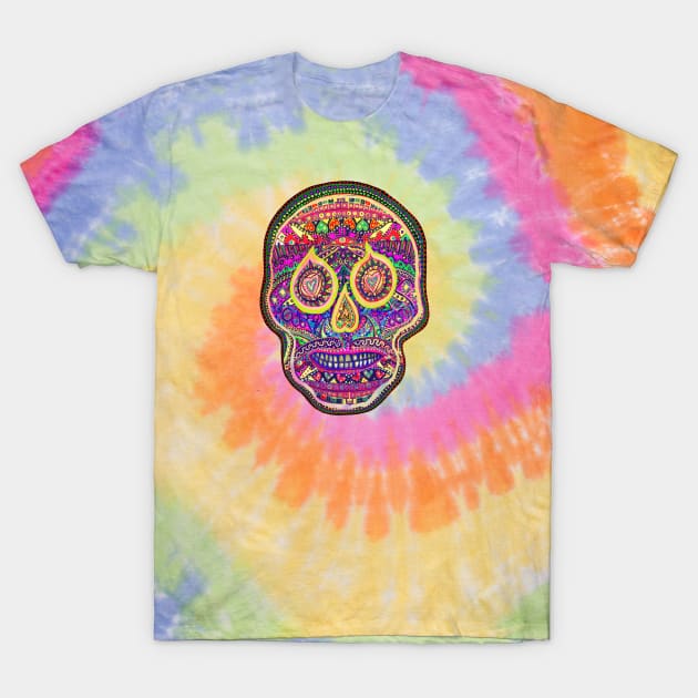 Day of the Dead Skull T-Shirt by A For Animals